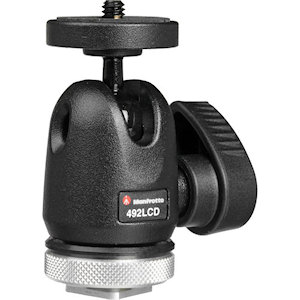 Manfrotto Micro Ball Head with Hot Shoe Mount