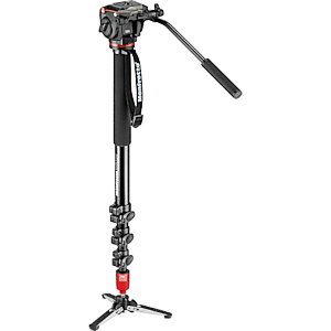 Manfrotto Aluminum Fluid Monopod with MHXPRO-2W Head