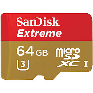 SanDisk Extreme microSDHC 64GB UHS U3