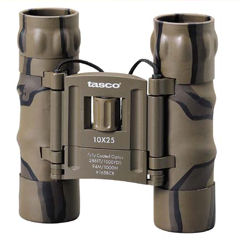 Tasco Essentials 10x25 FRP Compact Camo Roof Binoculars