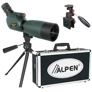 Alpen 745NKIT 20-60x60 Angled Spotting Scope Kit