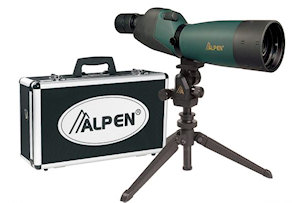 Alpen 786KIT 20-60x80 Straight Spotting Scope Kit w/ Free 830 Case