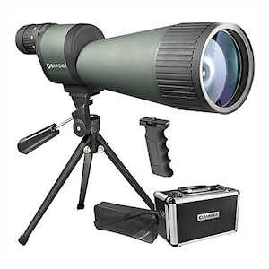barska benchmark 25 125x88 wp straight spotting scope kits