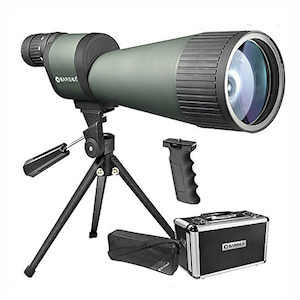 barska benchmark dfs 18 90x88 wp straight spotting scope kit