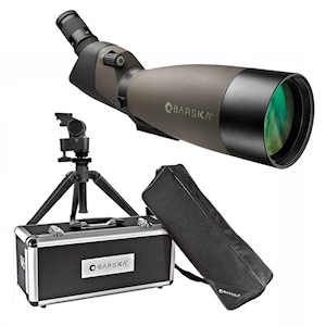 barska blackhawk 25 75x100 angled spotting scope kit