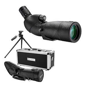 barska level 20 60x65 wp angled spotting scopes kit