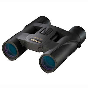 nikon aculon a30 10x25 black binoculars