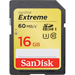 16GB SDHC Extreme 60mb/s Memory Card