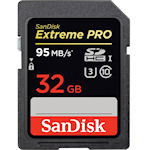 32GB Extreme PRO SDXC Memory Card