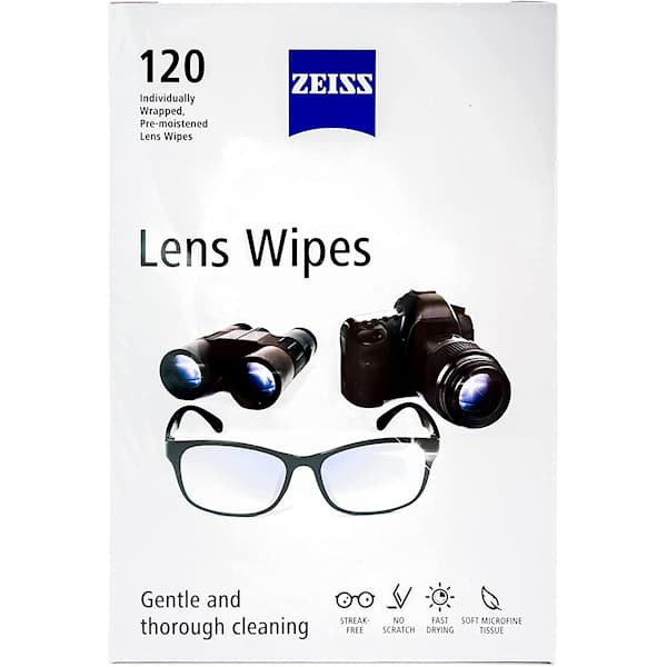 Zeiss Lens Wipes, Pre-Moistened - 120 wipes
