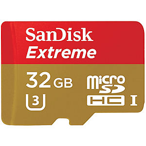 Extreme microSDHC 32GB UHS U3
